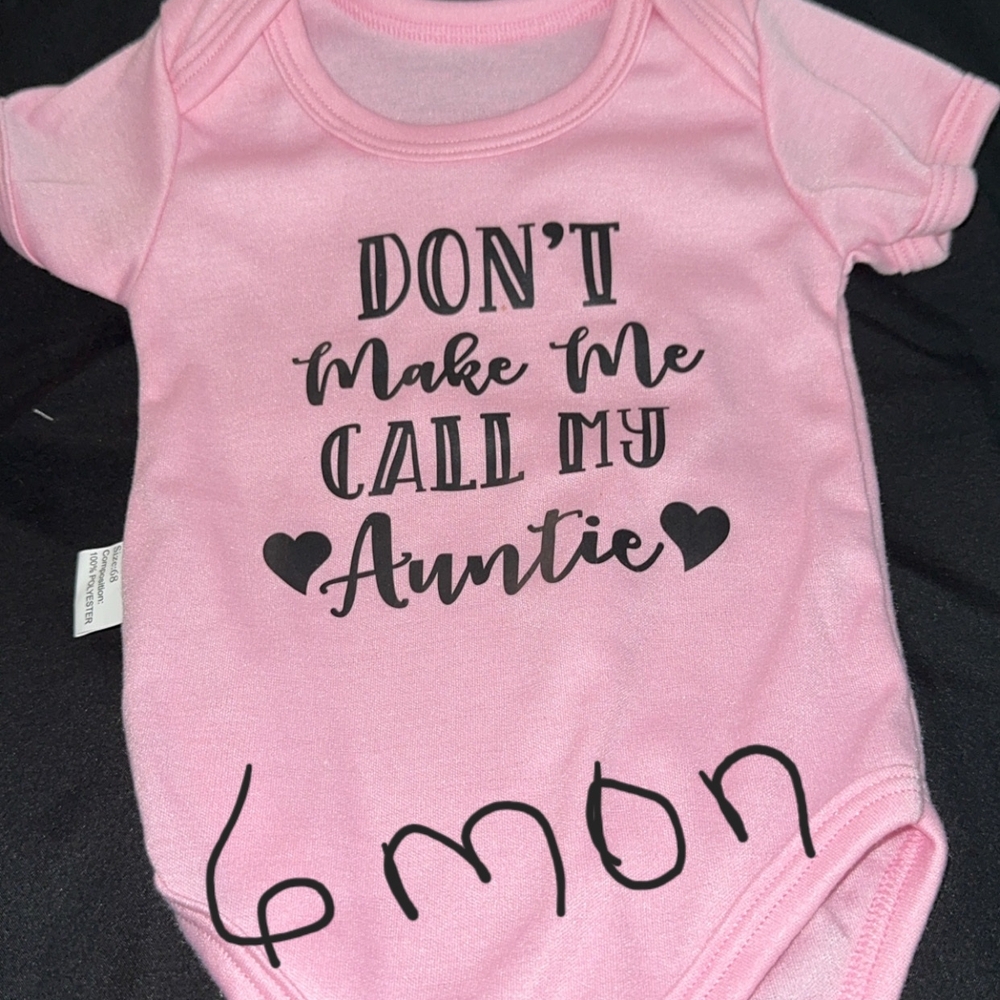 Pink Baby Onesie with Fun Print